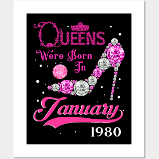 Queens are born in January 1980 Posters and Art